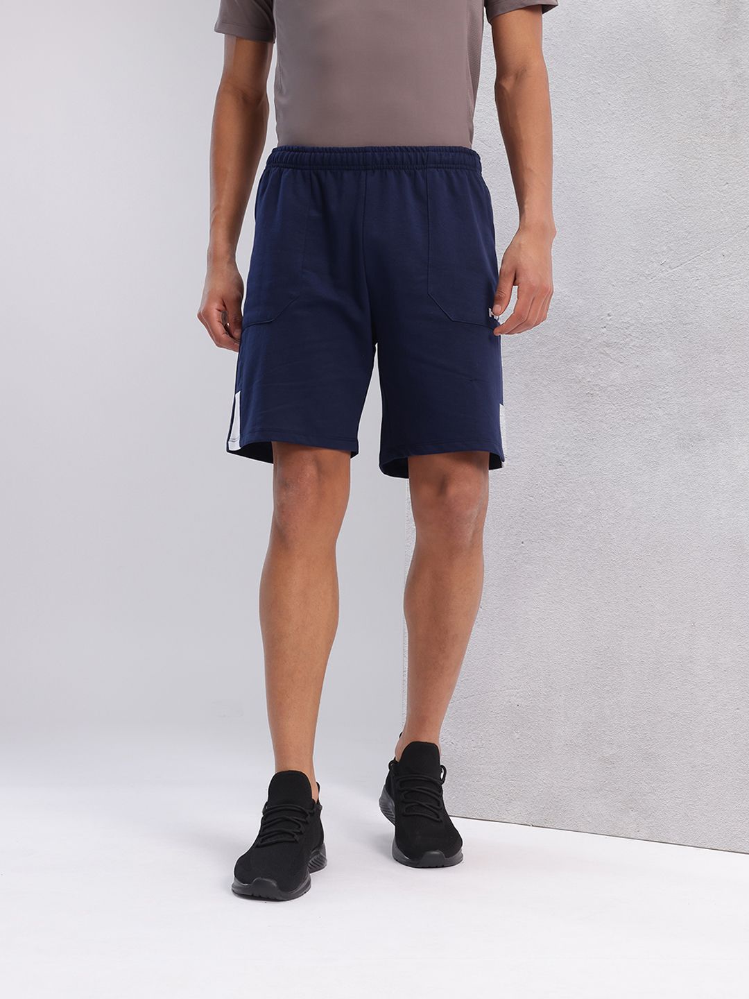 HRX by Hrithik Roshan Men Brand Logo Print Detail Regular Fit Lifestyle Shorts