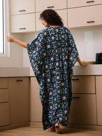 SANSKRUTIHOMES Printed Maxi Nightdress