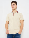 SPYKAR Men Solid Polo Collar Cotton Slim Fit T-shirt