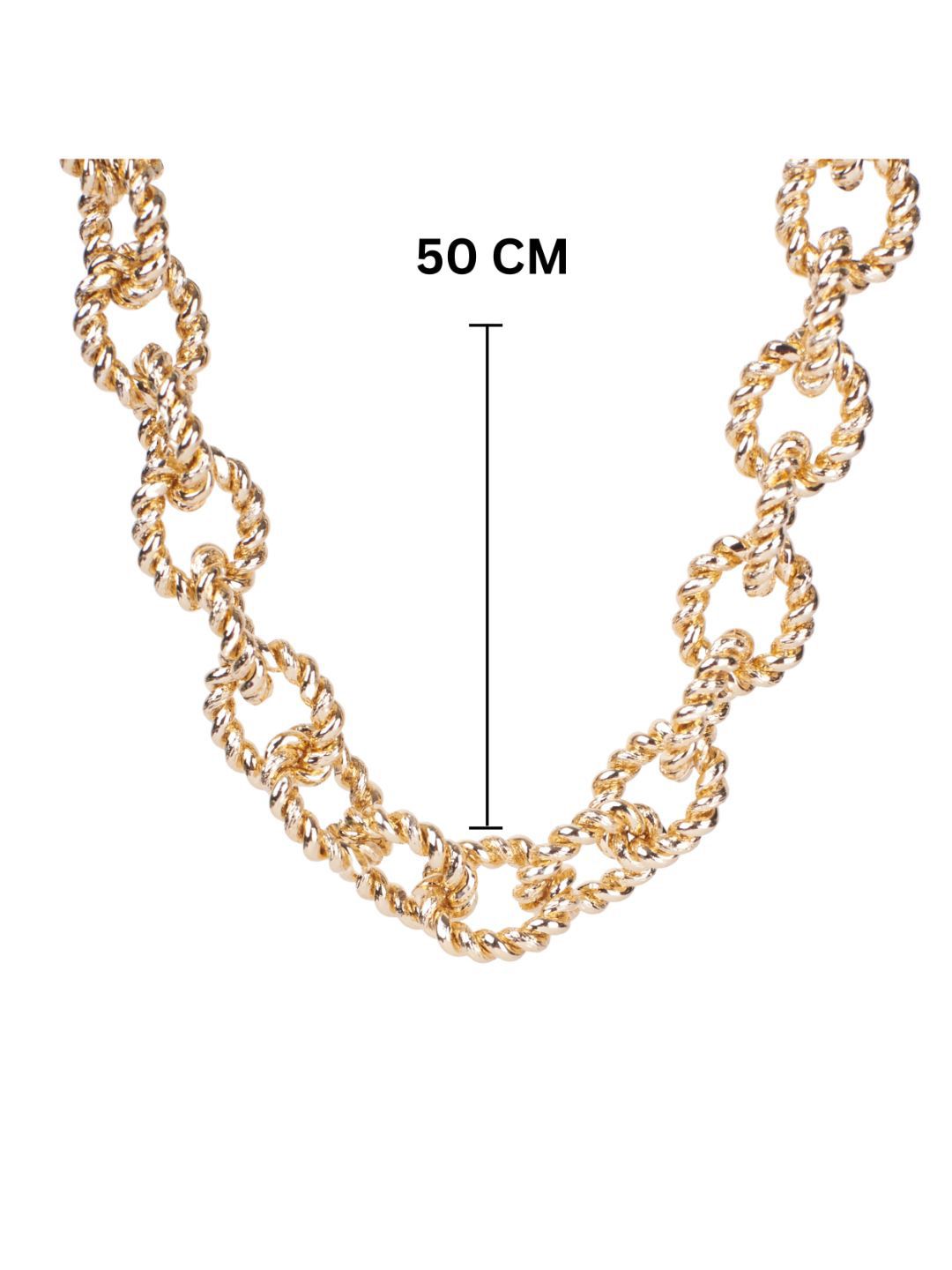 Rantaian bergaya asin menghubungkan kalung minimum