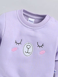 Moms Love Infant Girls Embroidered Pure Cotton Sweatshirt