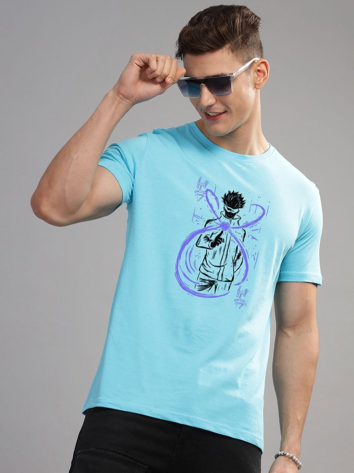 ADRO Men Graphic Printed Graphic Print Others Round Neck Cotton Tshirt