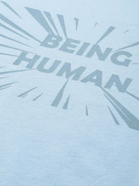 Being Human Typography Printed Pure Cotton T-shirt