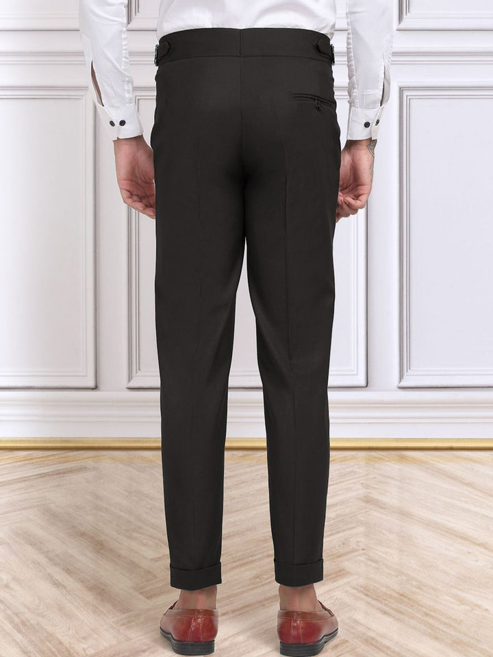 Seluar Gurkha Slim Fit Coklat Gelap KLOTTHE Lelaki