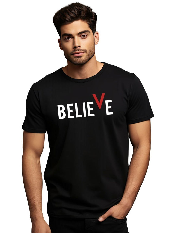 ADRO Lelaki Pek 3 Bercetak T-shirt