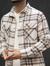 Powerlook Men Tartan Checked Regular Fit Casual Shirt