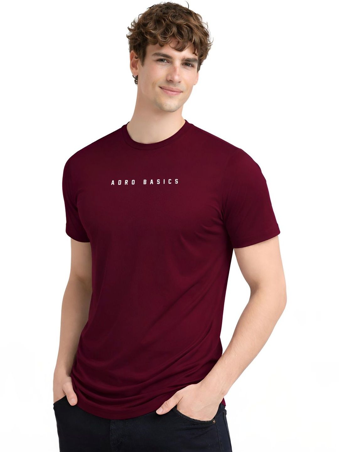 ADRO Men Typography Printed T-shirt