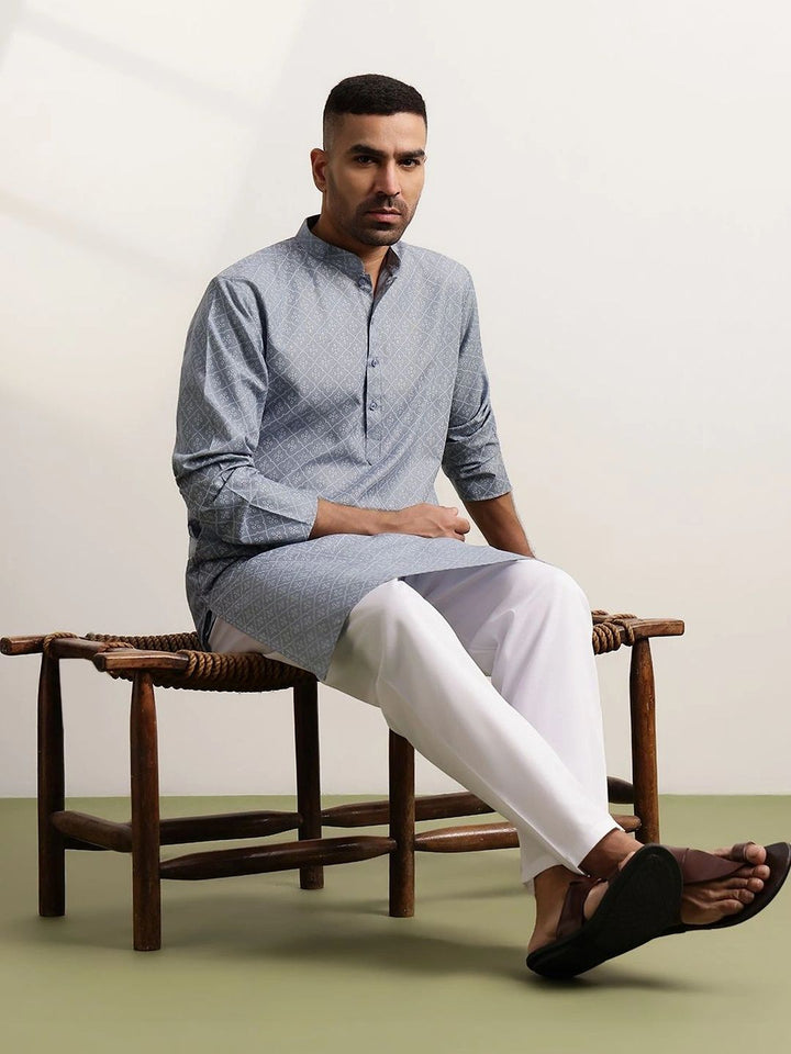 Anouk Men Printed Regular Kurta with Pyjamas