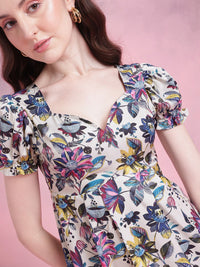 DressBerry Floral Fit& Flare Dress