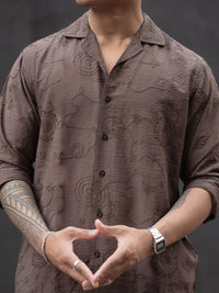 Powerlook Men Opaque Printed Casual Shirt
