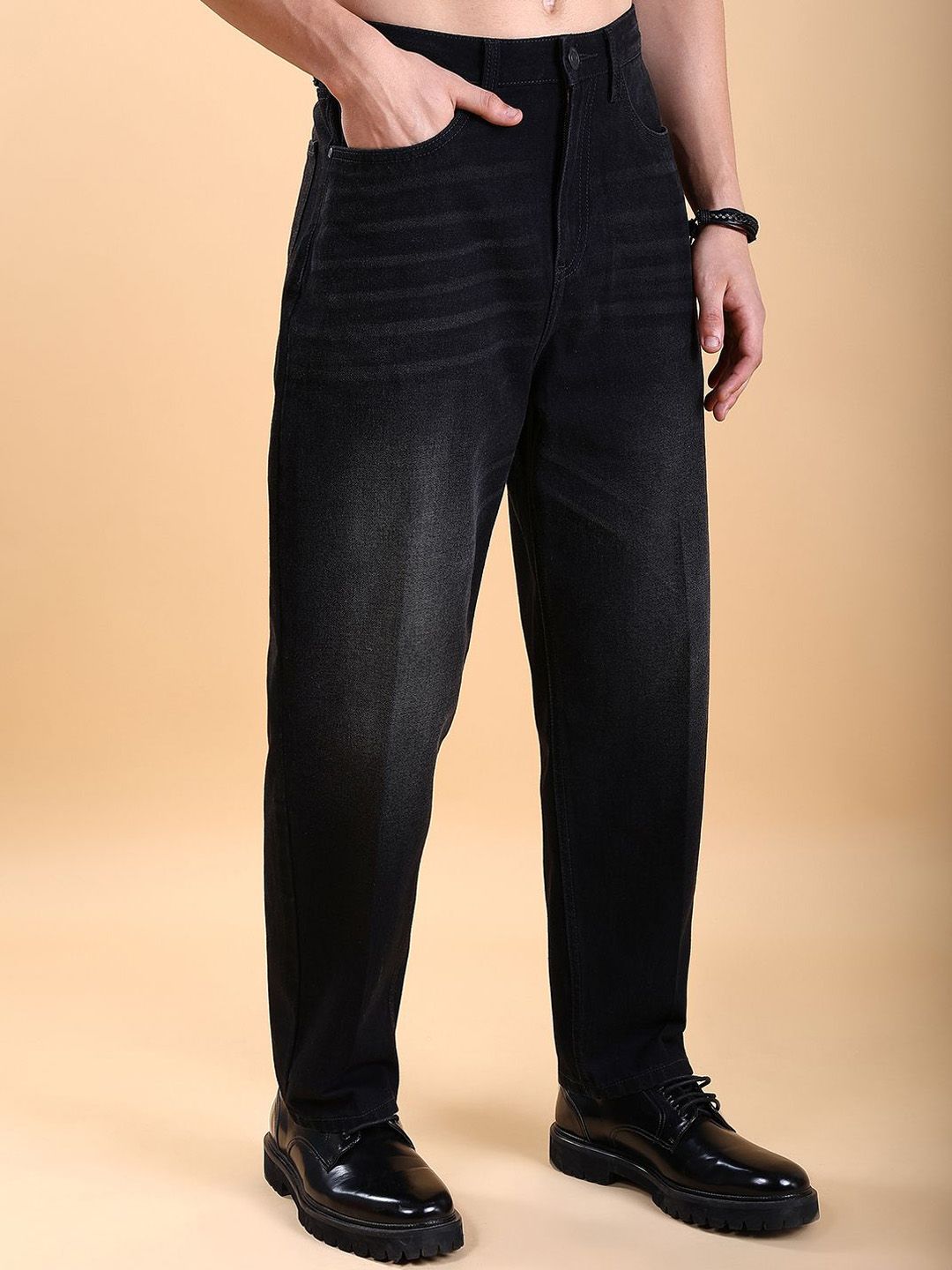 HIGHLANDER Men Straight Fit Light Fade Jeans