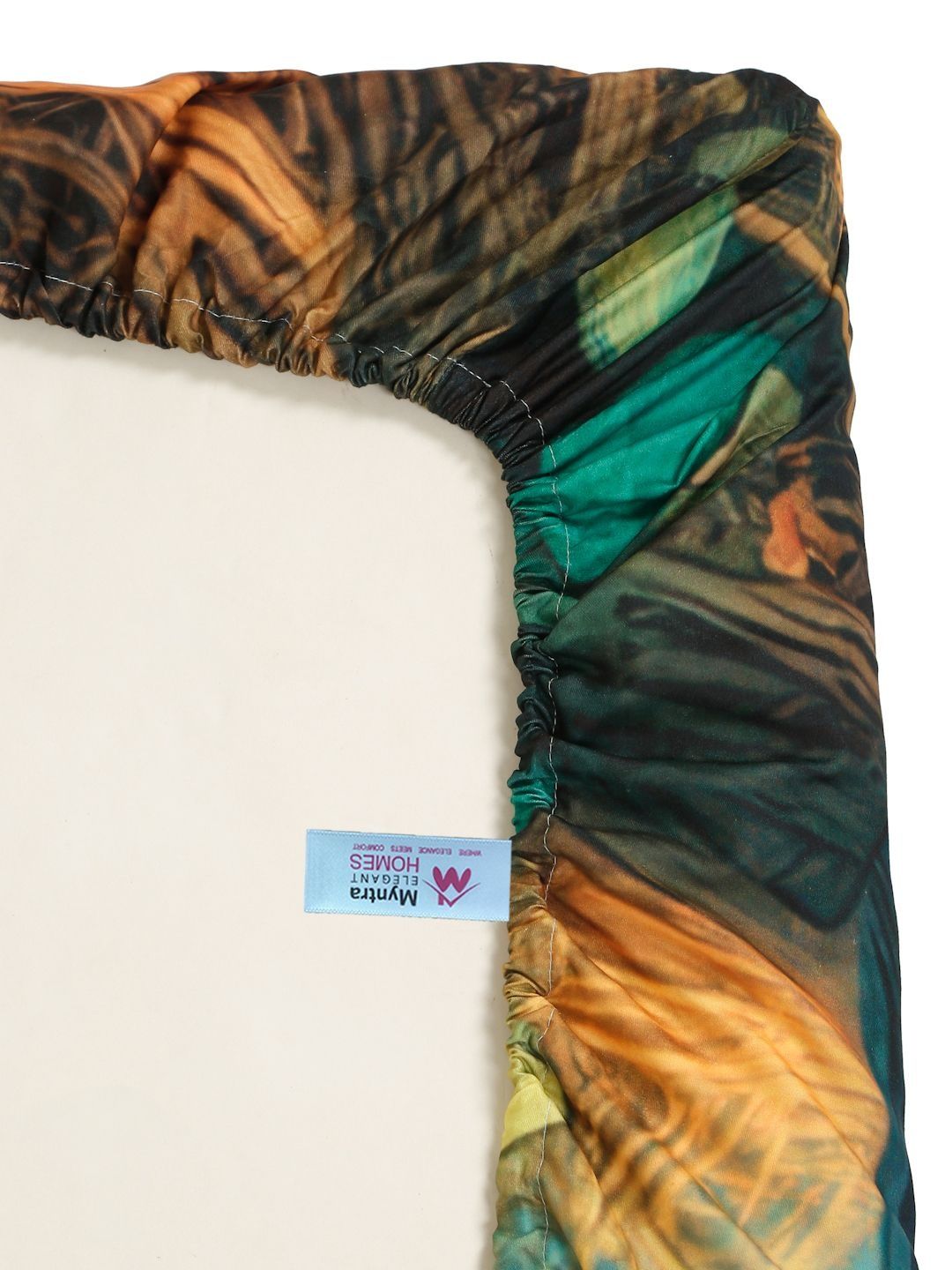 Myntra Elegant Homes Blue 400 TC Cadar Katil King dengan 2 Sarung Bantal