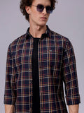 The Indian Garage Co Men Opaque Checked Cotton Casual Shirt