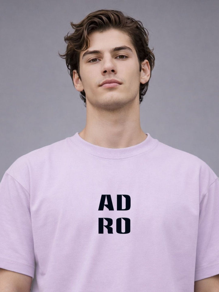 ADRO Men Printed Drop-Shoulder Sleeves T-shirt