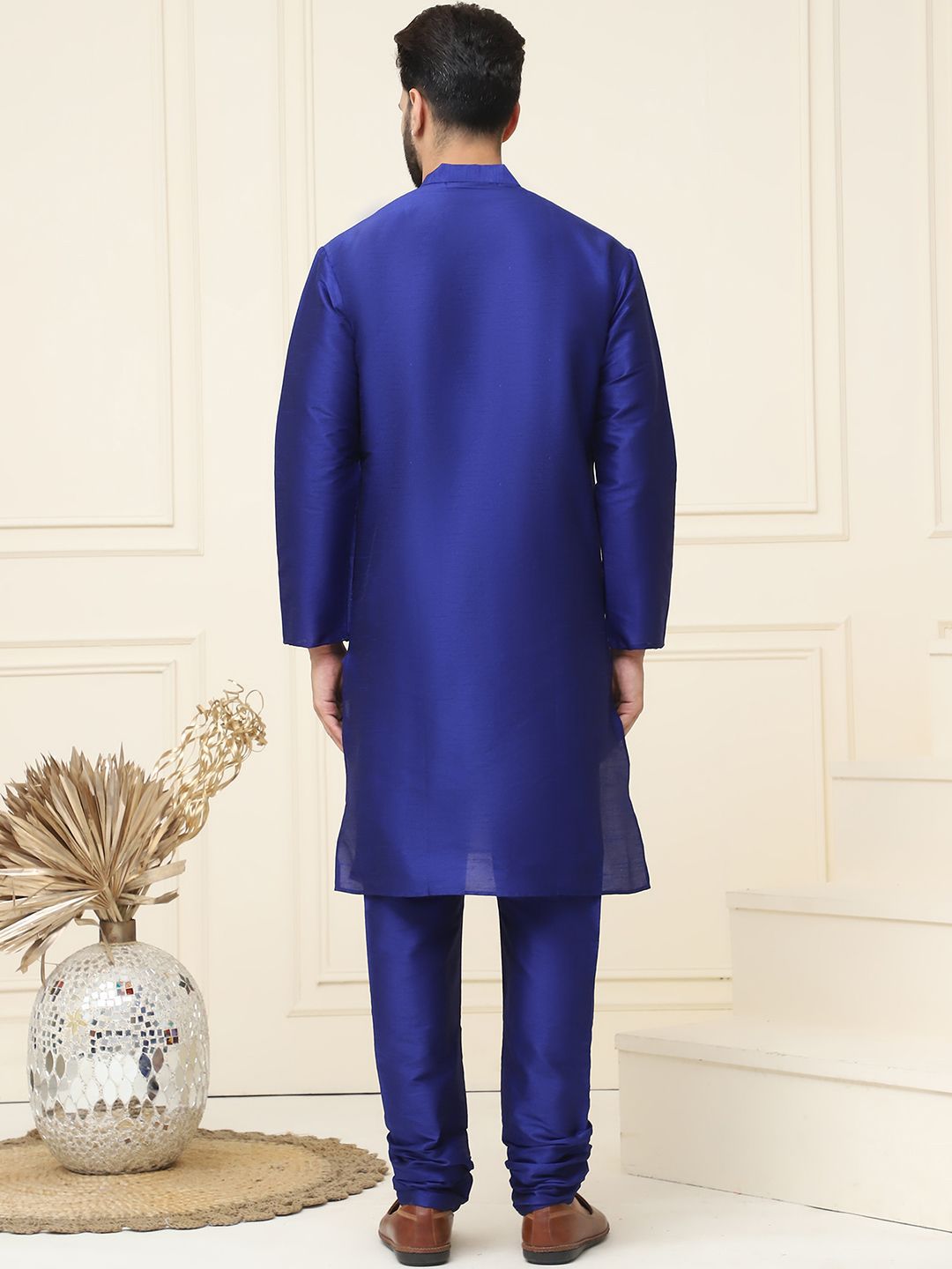 SOJANYA Mandarin Collar Kurta with Churidar
