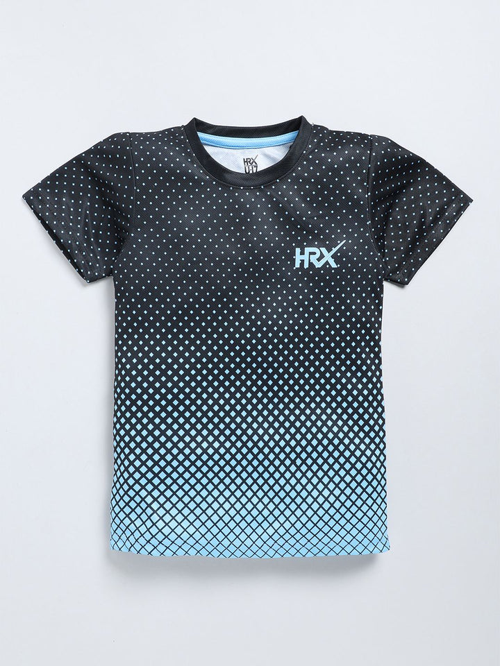 HRX by Hrithik Roshan Boys Geometric Printed T-shirt