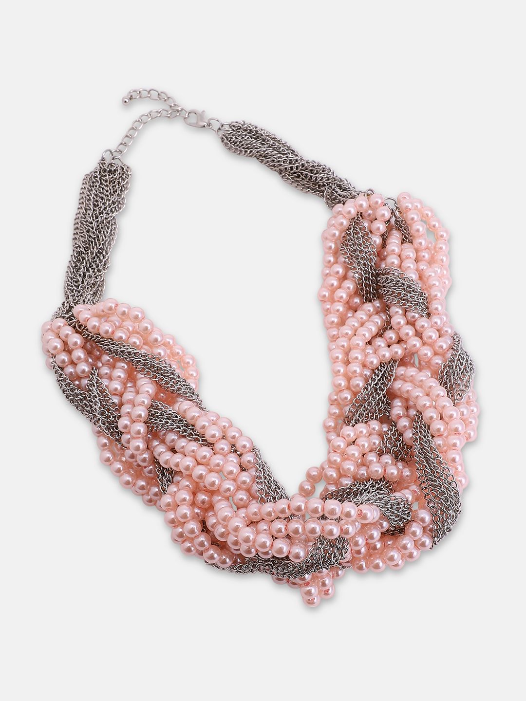 SOHI Silver-Paras Kalung Pernyataan Beaded Beaded Beaded