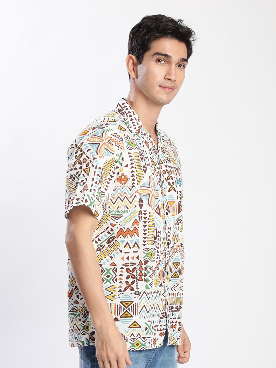 Bene Kleed Men Opaque Printed Casual Shirt