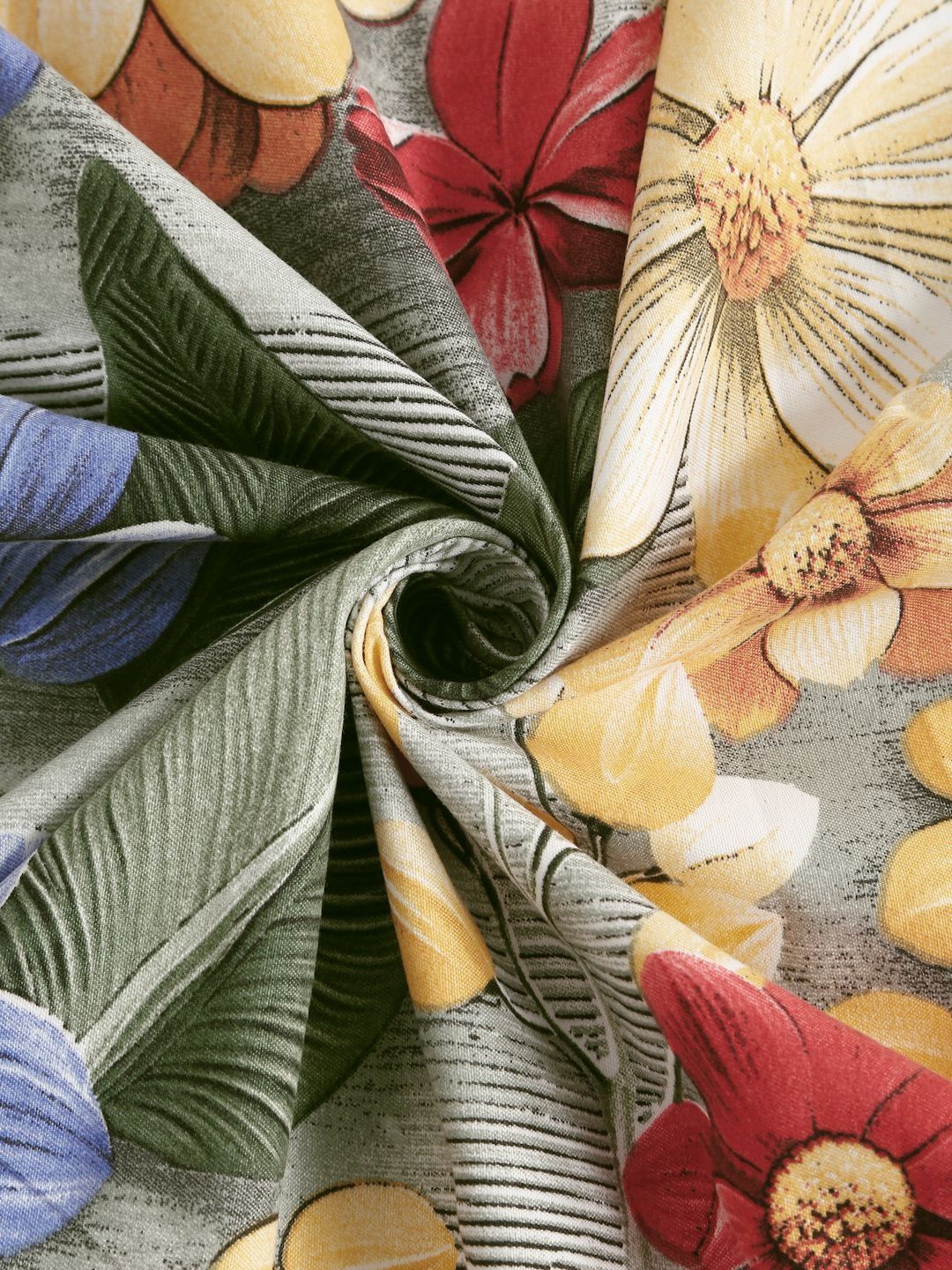 Myntra Elegant Floral Printed 300 TC King 7D Cadar Dengan 2 Sarung Bantal
