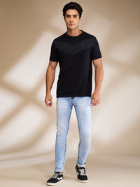 Being Human Men Solid Round Neck Cotton T-shirt