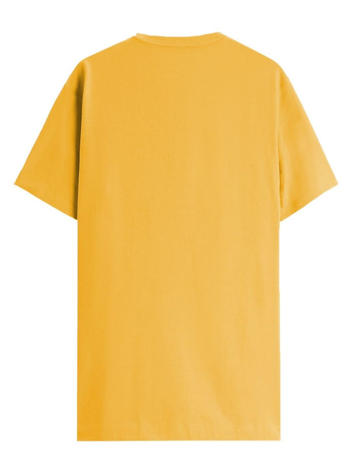 ADRO Men Typography Printed Round Neck Cotton T-shirt