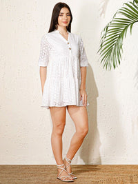 Berrylush Women V-Neck Fit & Flare Dress