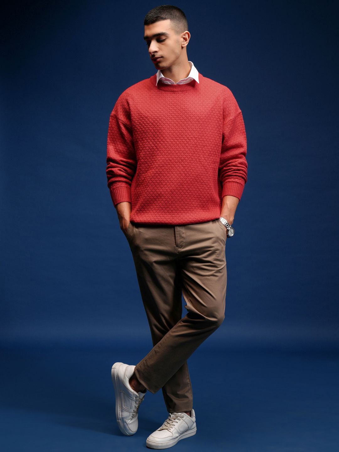 HIGHLANDER Men Round Neck Pullover