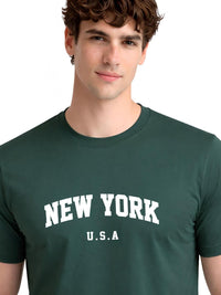 ADRO Men Typography Printed T-shirt