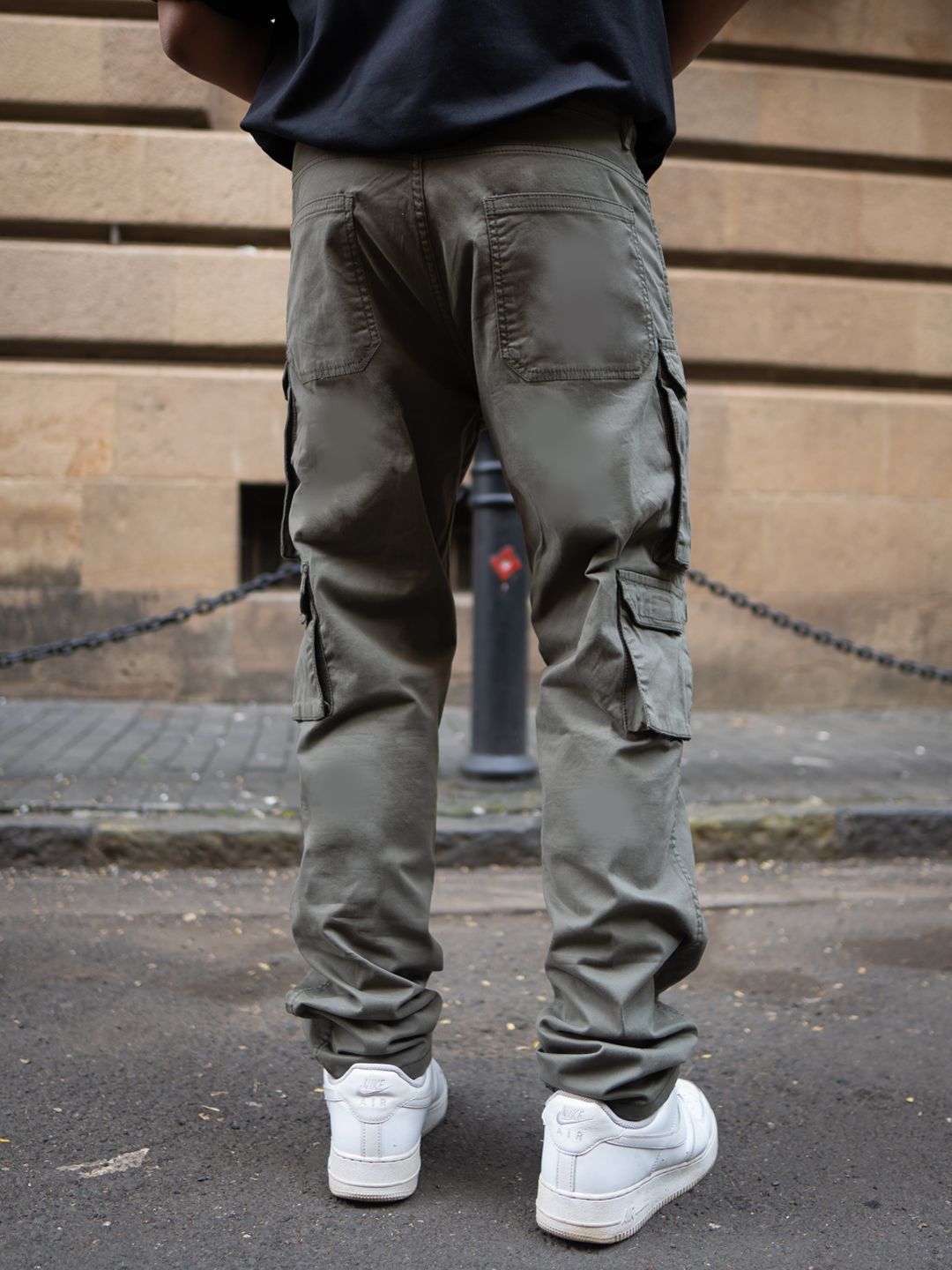 Powerlook Men Loose Fit Cargo Trousers
