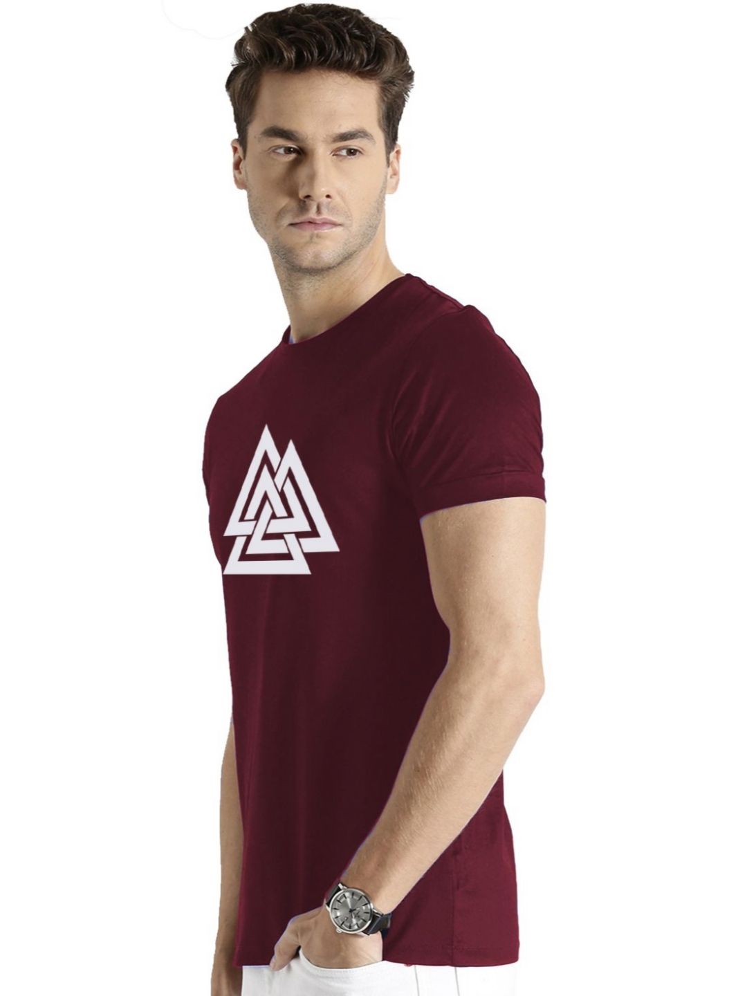 ADRO Men Printed T-shirt