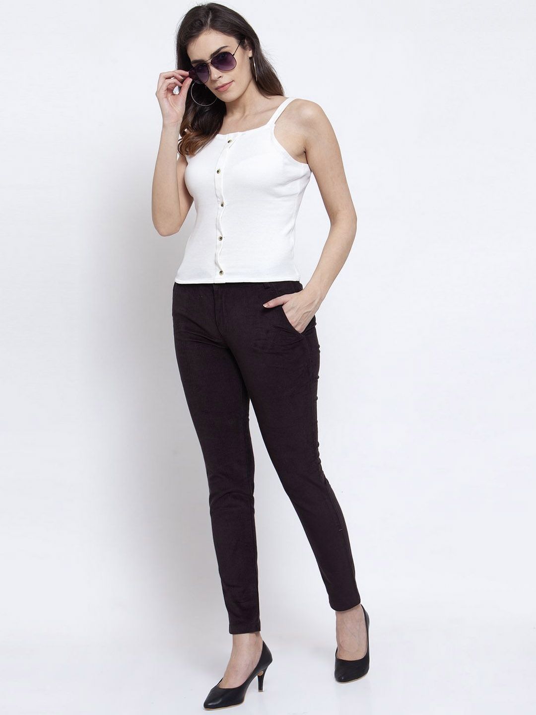 Seluar Cotrise Slim Fit Mid-Rise KLOTTHE