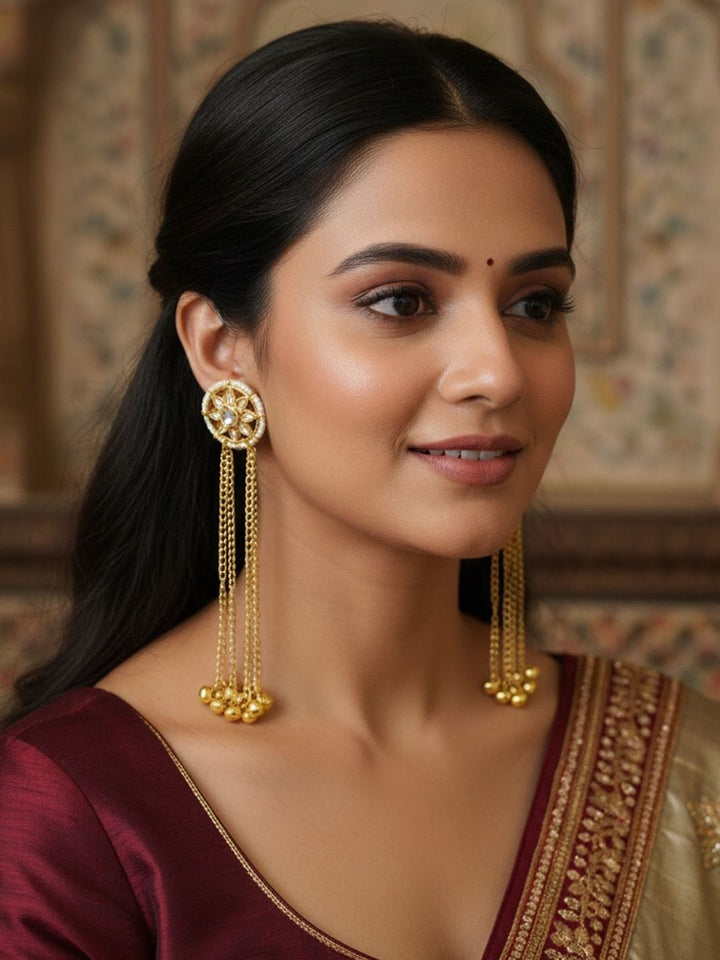PANASH Circular Drop Earrings