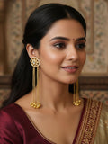 PANASH Circular Drop Earrings