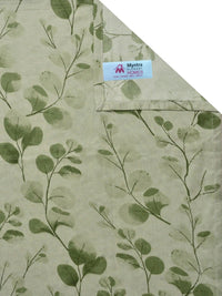 Myntra Elegant Homes Green Floral 300 TC King Double Bedsheet dengan 2 Sarung Bantal