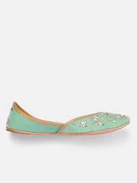 House of Pataudi Women Ethnic Embellished Mojaris