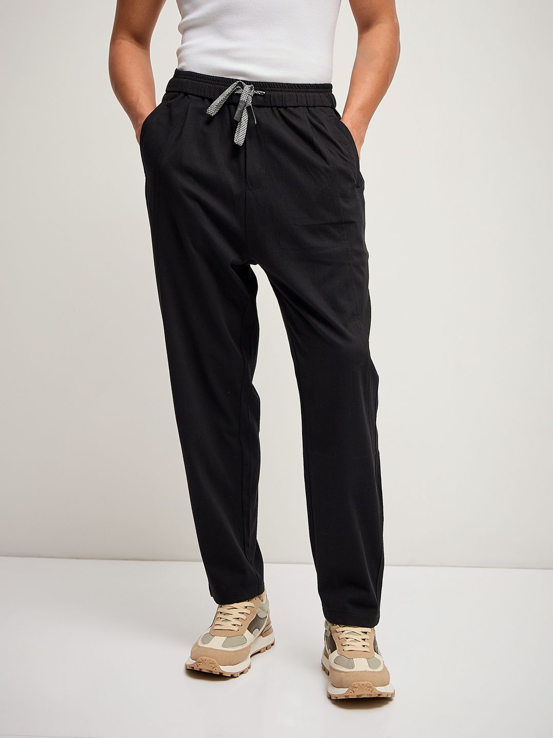 THE BEAR HOUSE Men Regular Fit Casual Trouser