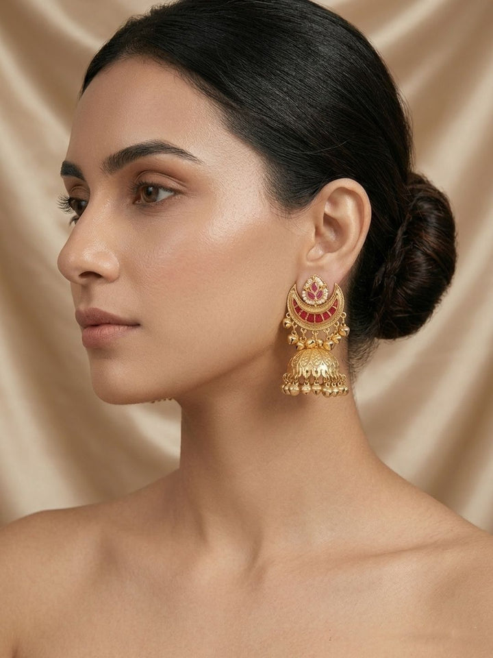 PANASH Contemporary Jhumkas Earrings