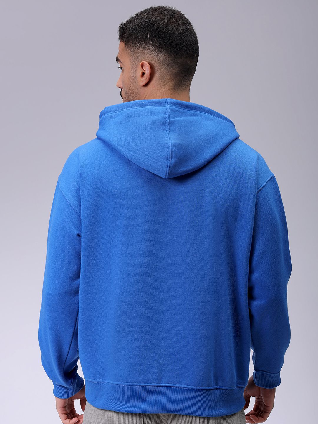 The Indian Garage Co Men Hooded Double Way Front Open Zipper Sweatshirt