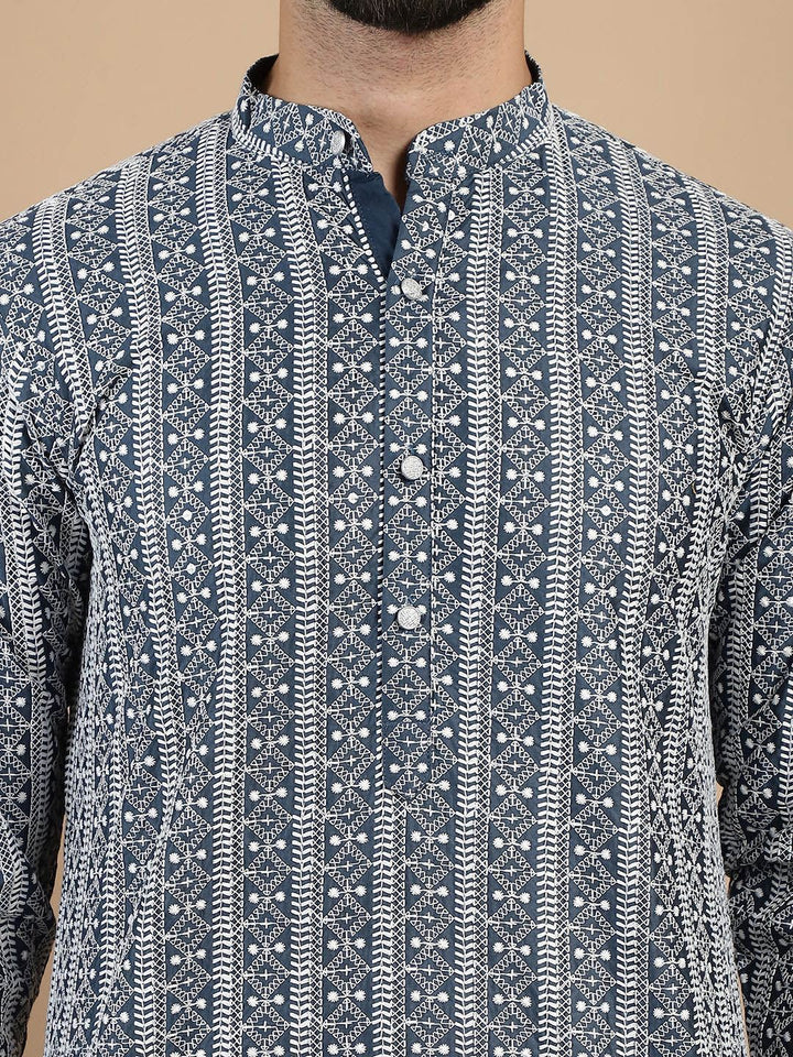 Anouk Ethnic Motifs Printed Pure Cotton Kurta