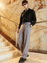 Campus Sutra Men Relaxed Fit Mid Rise Comfort Trousers