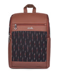 ZOUK Unisex Geometric Printed Backpack