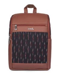 ZOUK Unisex Geometric Printed Backpack