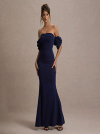 All about you Women Off-Shoulder Maxi Bodycon Dress