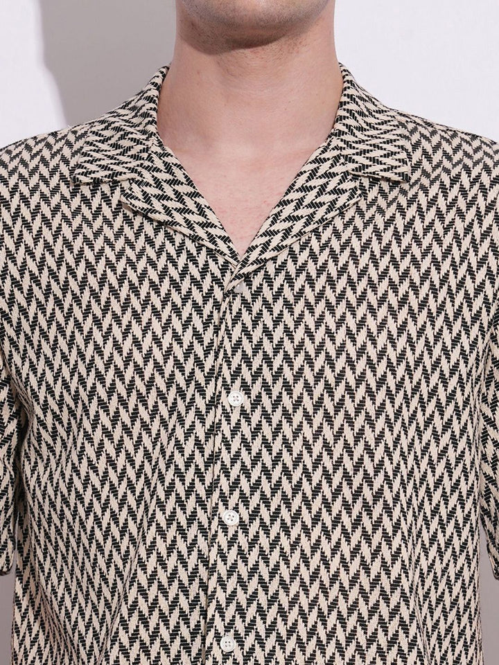 Being Human Men Classic Opaque Printed Casual Shirt