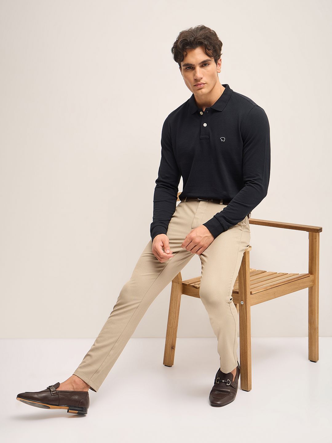 THE BEAR HOUSE Men Polo Collar T-shirt