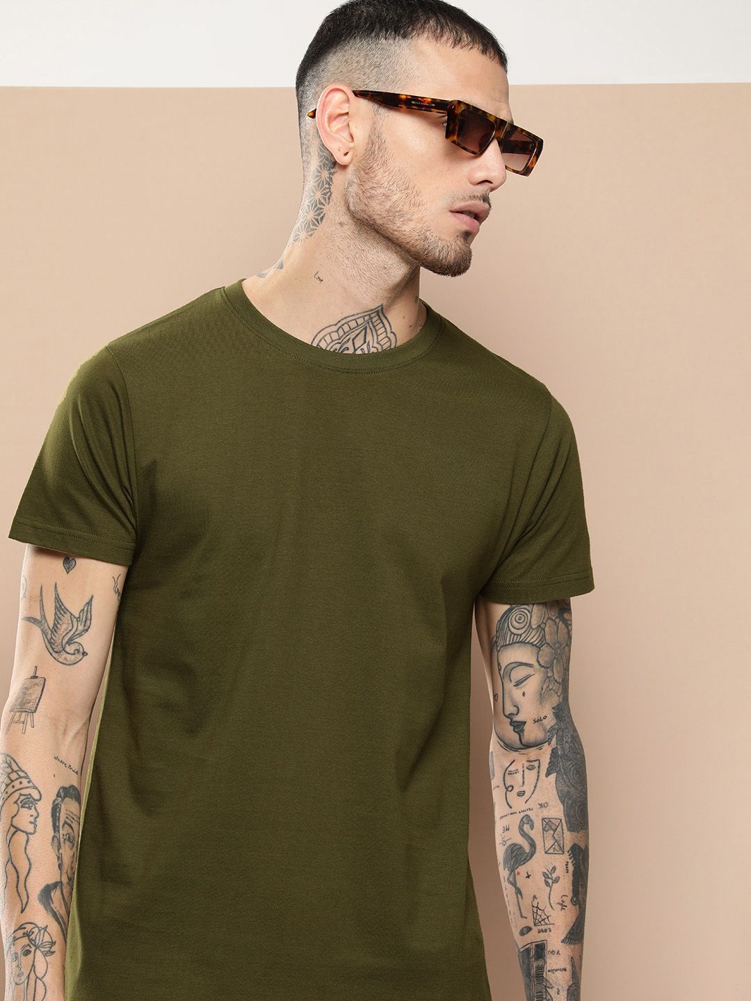 Difference of Opinion Men Pure Cotton T-shirt