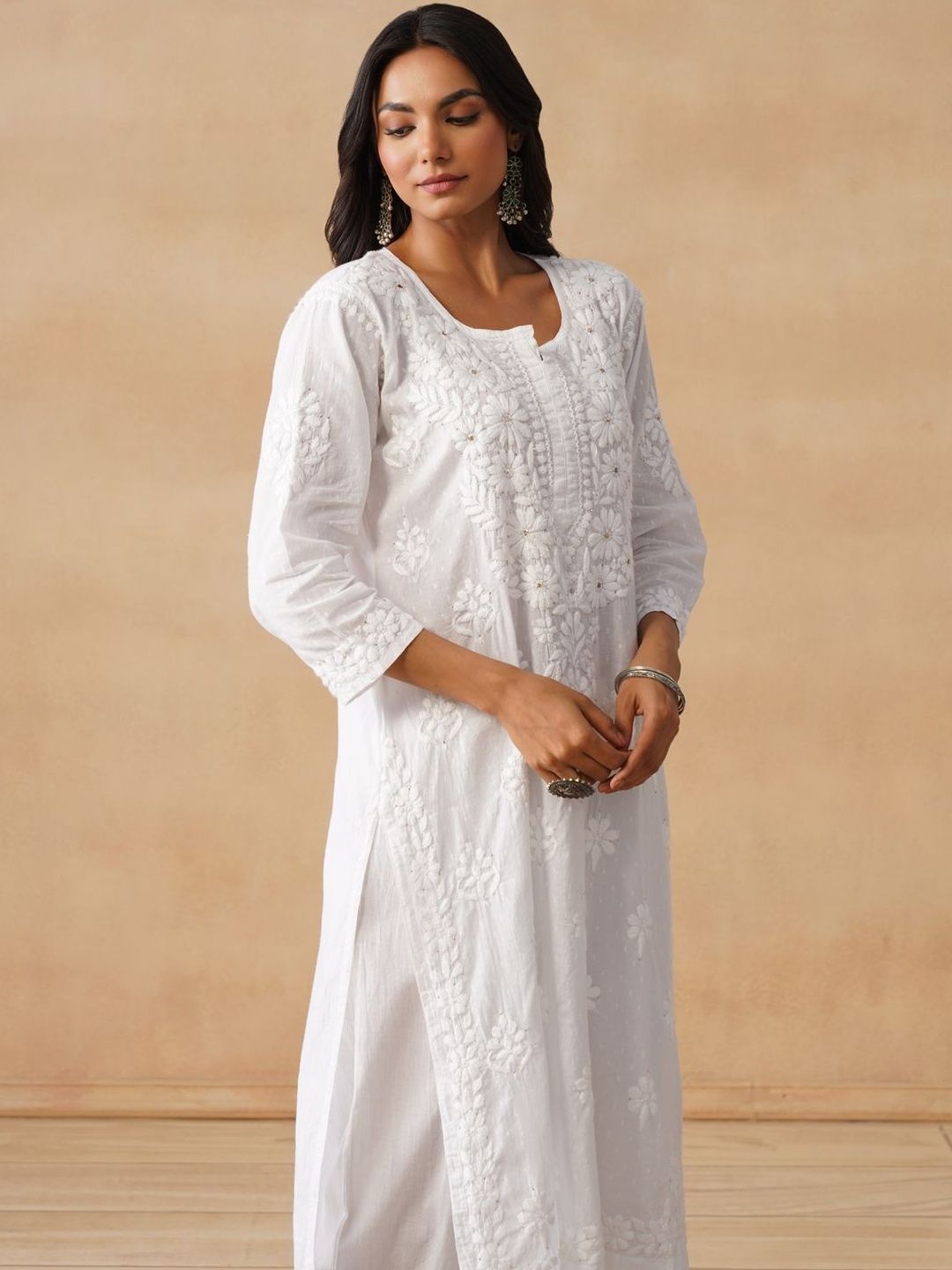 Rumah Wanita Chikankari Kurta Chikankari