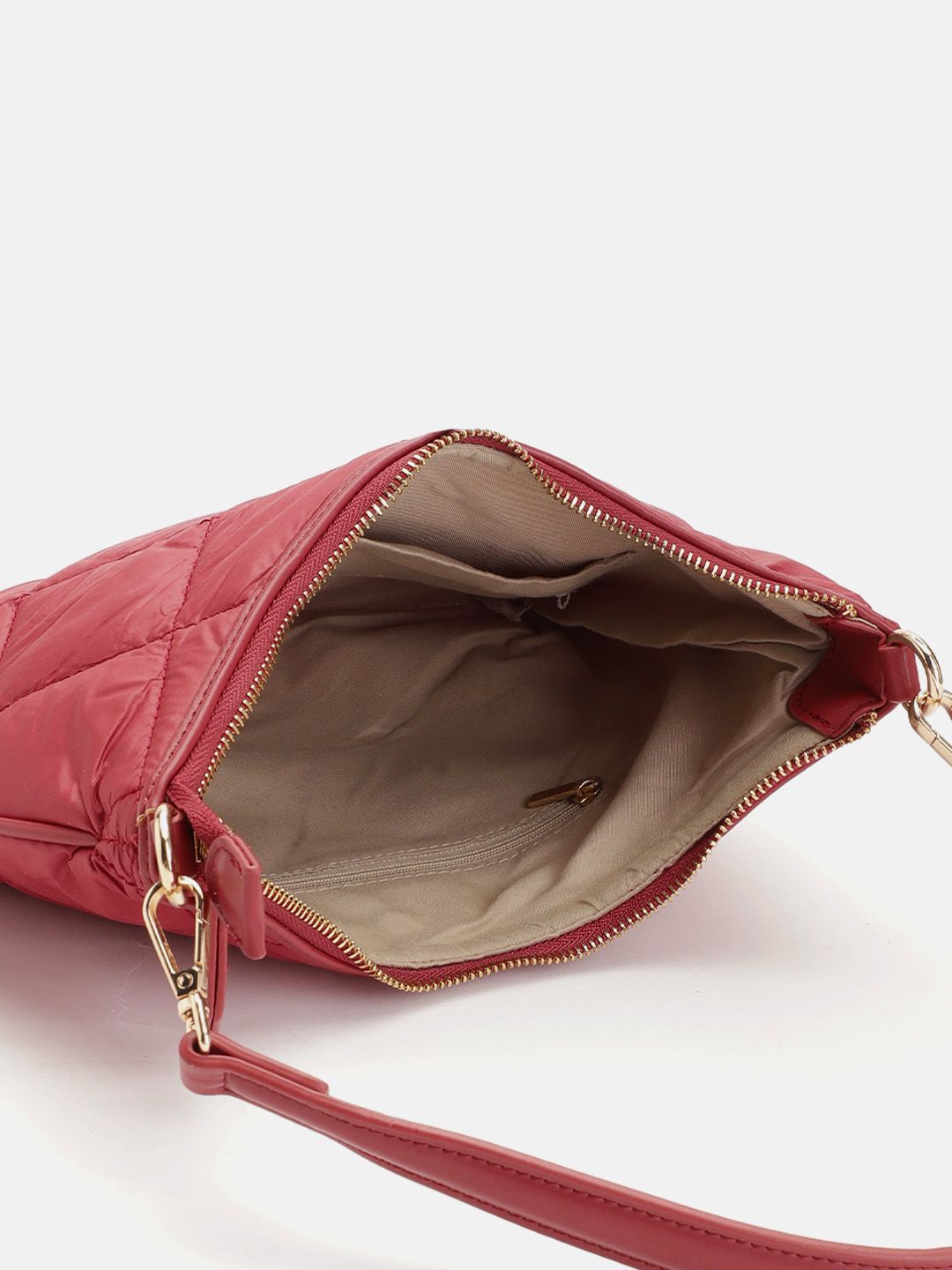 Lino Perros Baguette Shoulder Bag with Quilted Detail