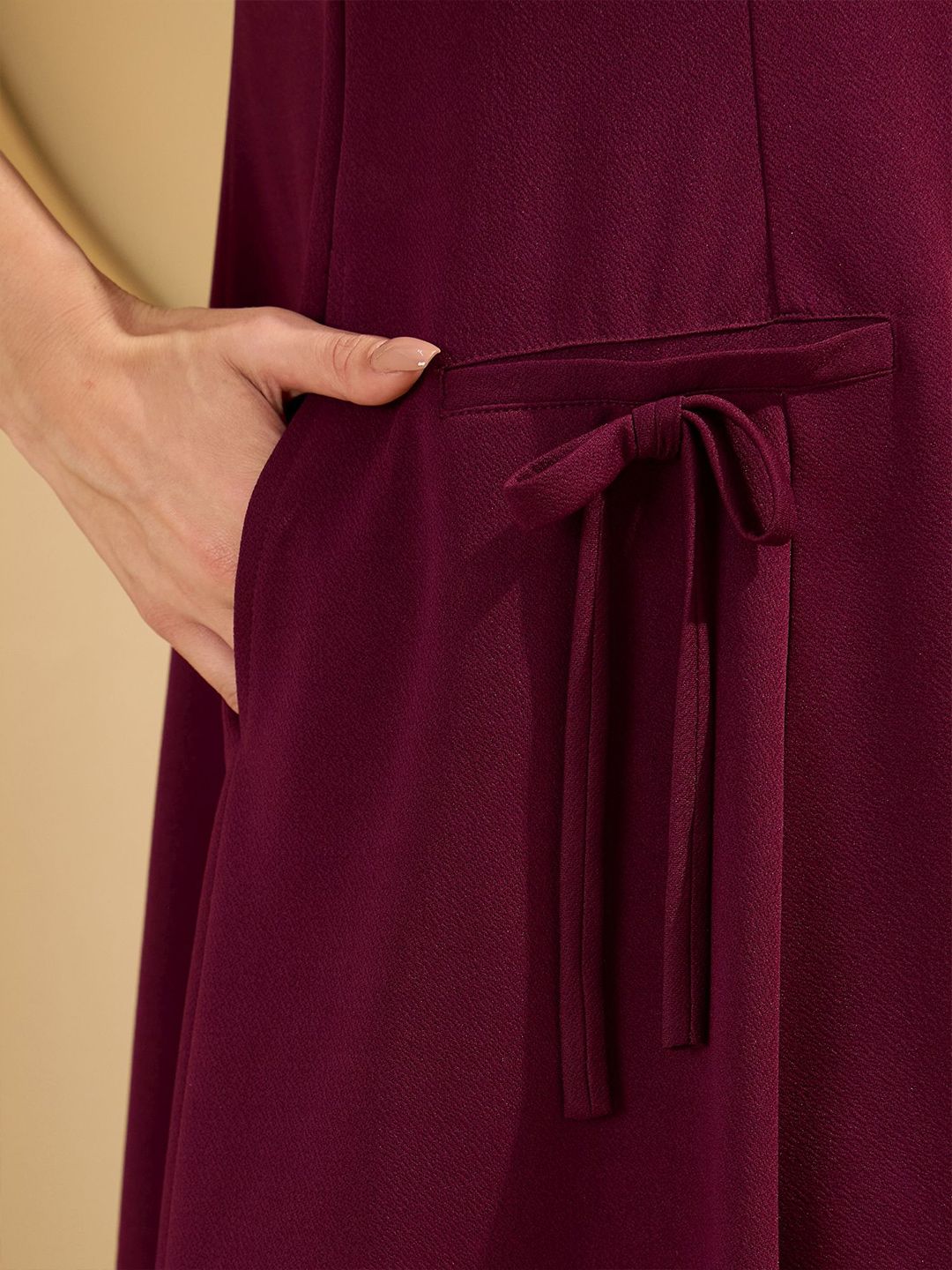 Antheaa Chiffon A-Line Dress