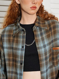DressBerry Women Opaque Checked Casual Shirt